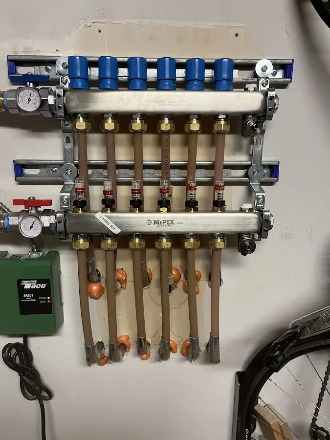 Plumber performing Gas Line Installation at a residential property in Ellensburg